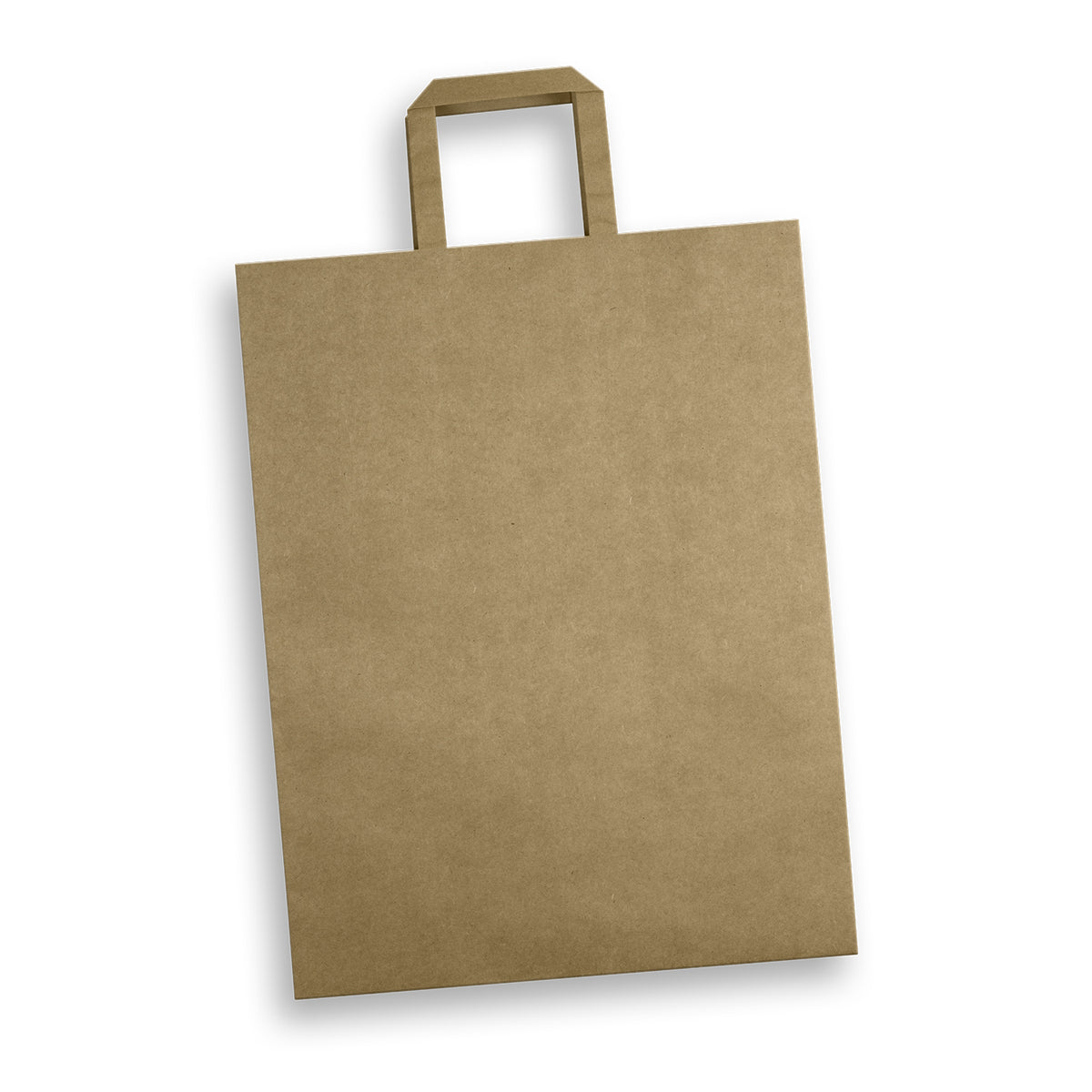 Extra Large Flat Handle Paper Bag Portrait - Natural