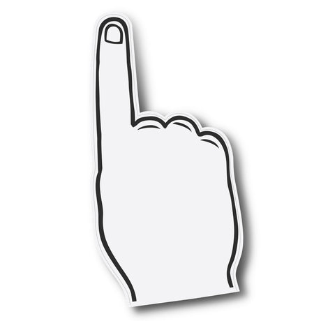 Foam Supporters Hand - Back