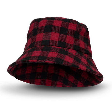 Fiordland Bucket Hat - Black/Red