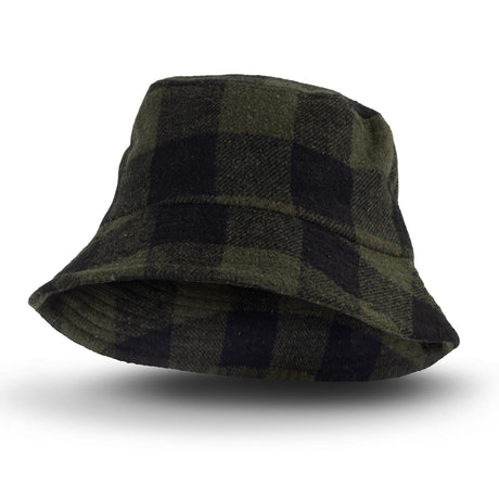 Fiordland Bucket Hat - Black/Olive