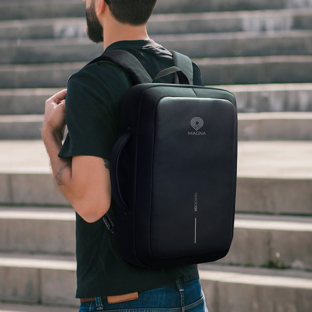 Bobby Bizz Anti-theft Backpack  Briefcase - Feature