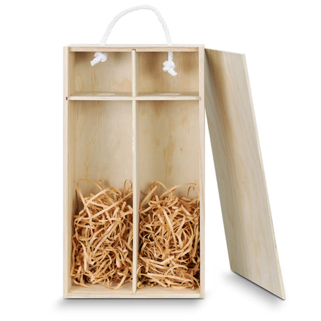 Tuscany Wine Gift Box - Double - Open