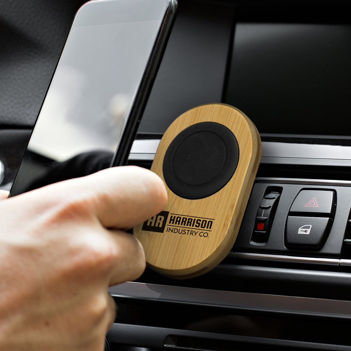Bamboo Car Phone Holder - Feature