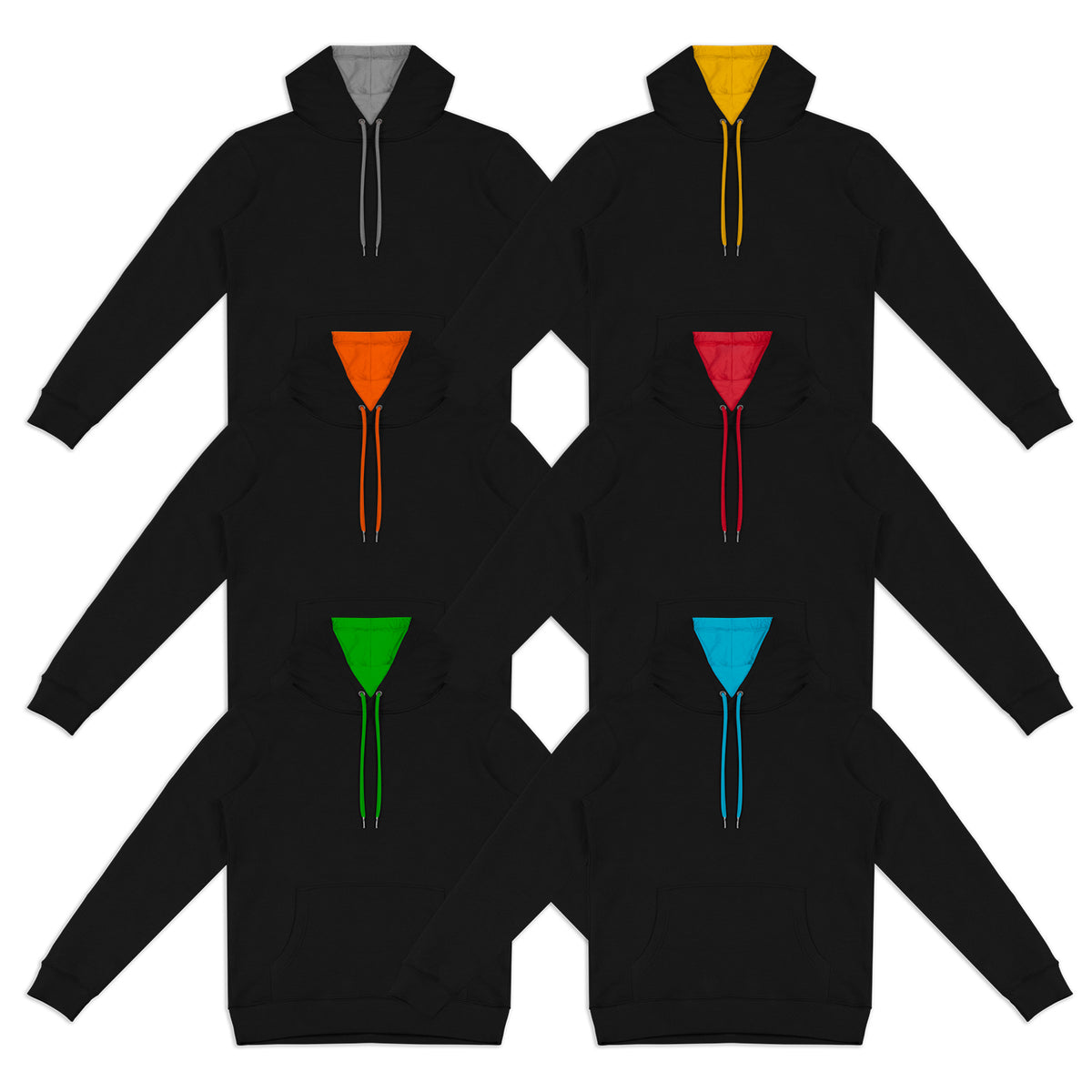 TRENDSWEAR Studio Contrast Unisex Hoodie - Colour Range