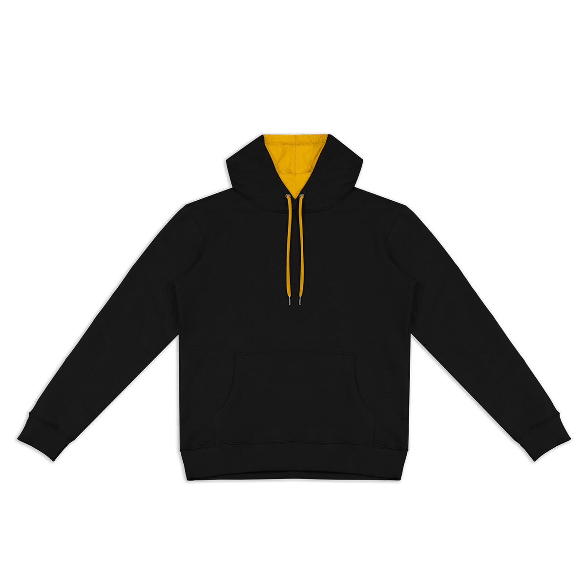 TRENDSWEAR Studio Contrast Unisex Hoodie - Black/Gold