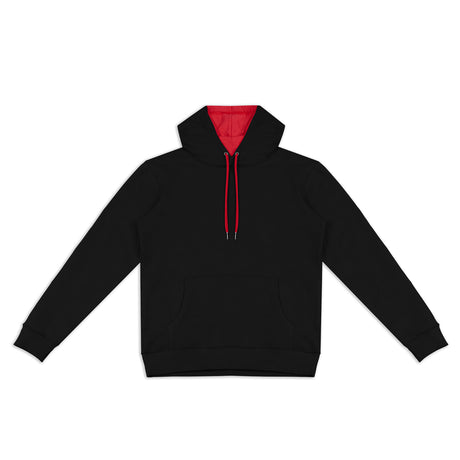 TRENDSWEAR Studio Contrast Unisex Hoodie - Black/Red