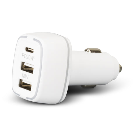 Photon Car Charger - White