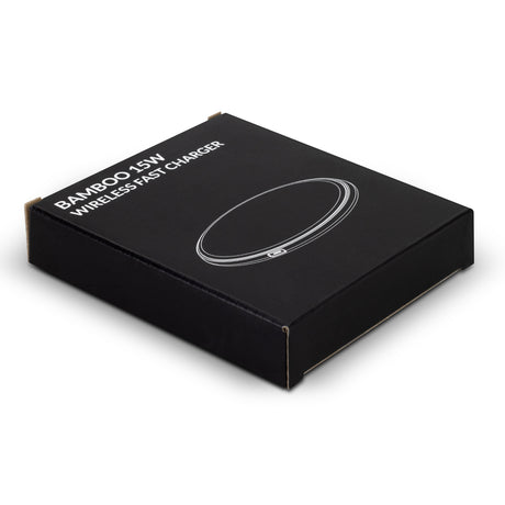 Bamboo 15W Wireless Fast Charger - Gift Box