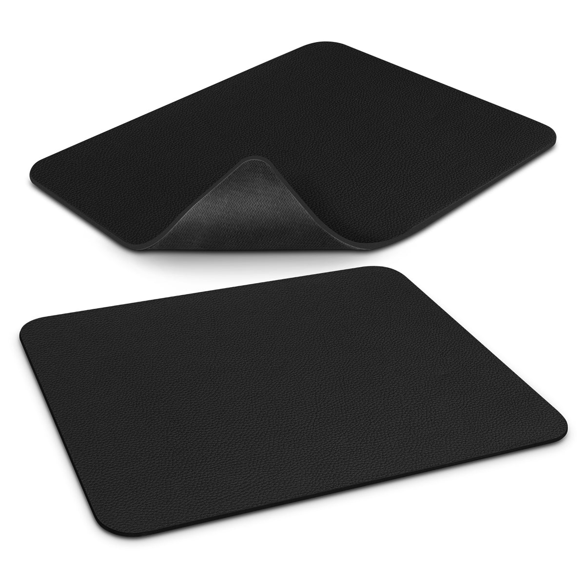 Leatherette Mouse Mat - Black