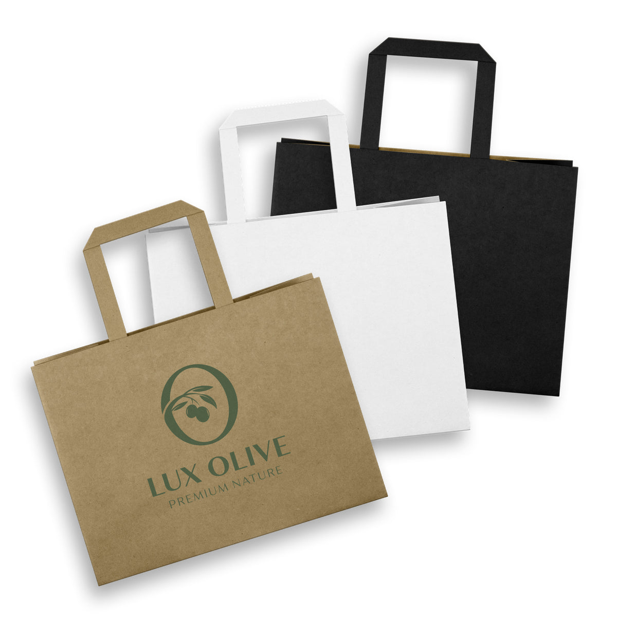 Medium Flat Handle Paper Bag Landscape - Main