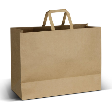 Extra Large Flat Handle Paper Bag Landscape - Detail