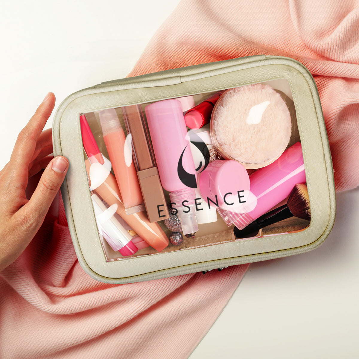 Peony Cosmetic Bag - Feature