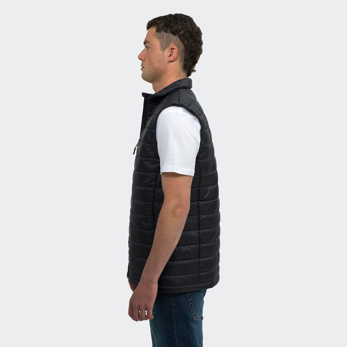 TRENDSWEAR Frazer Mens Puffer Vest - Side