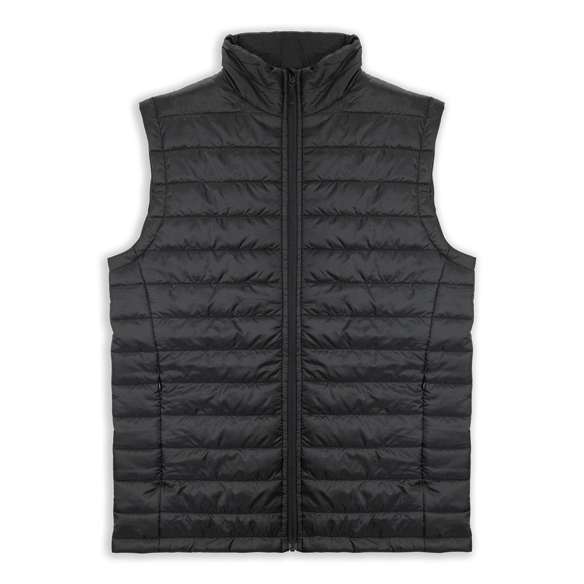 TRENDSWEAR Frazer Mens Puffer Vest - Black