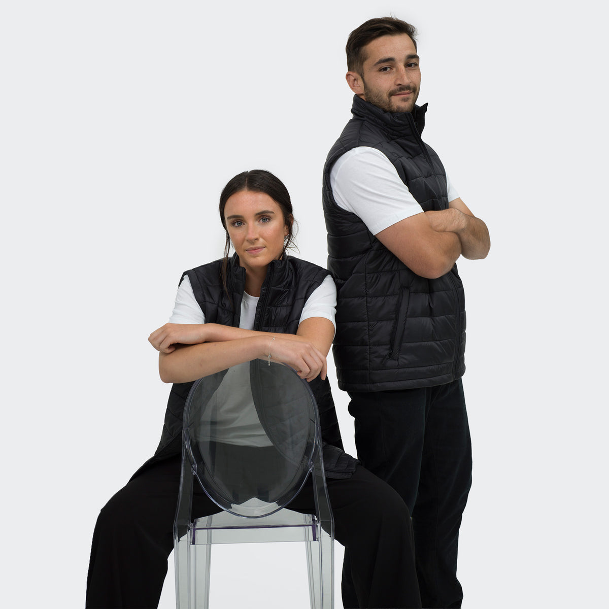 TRENDSWEAR Frazer Womens Puffer Vest - Group