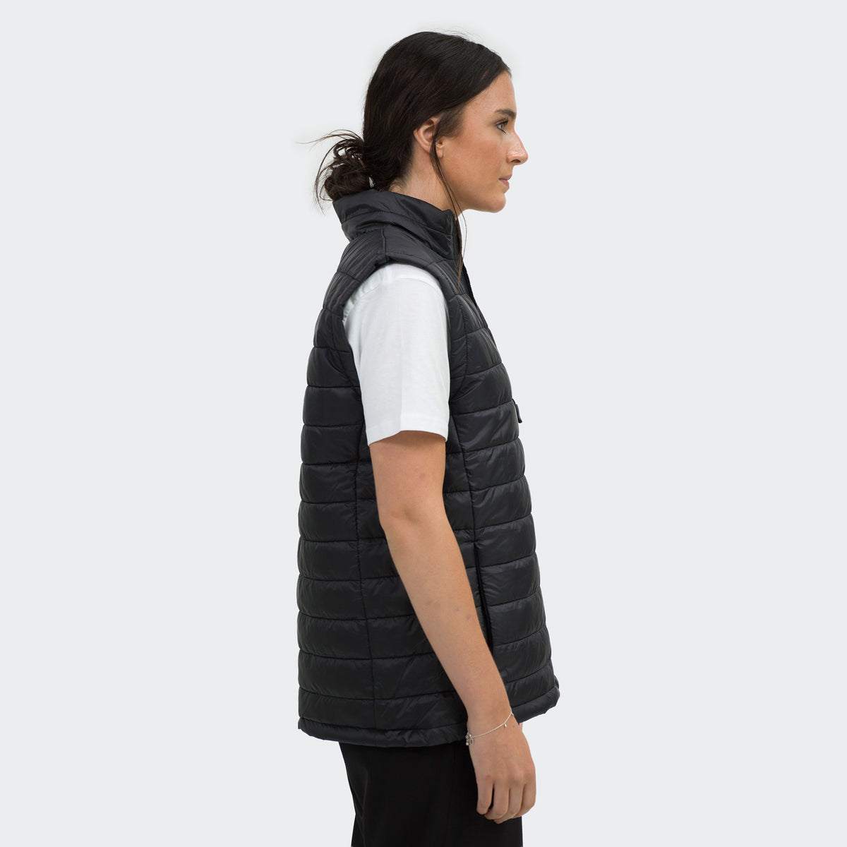 TRENDSWEAR Frazer Womens Puffer Vest - Side