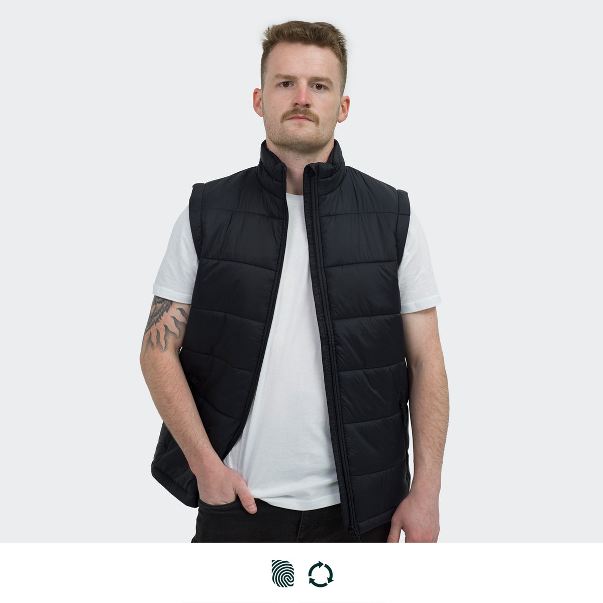 TRENDSWEAR Milford Mens Puffer Vest - Impact Aware