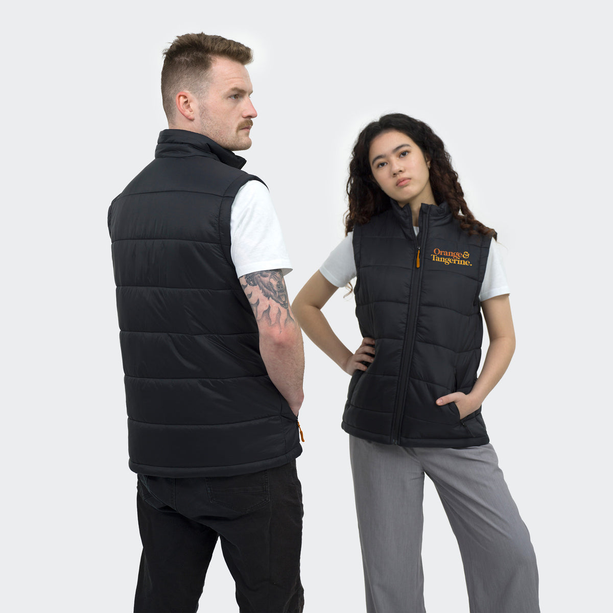 TRENDSWEAR Milford Womens Puffer Vest - Branding