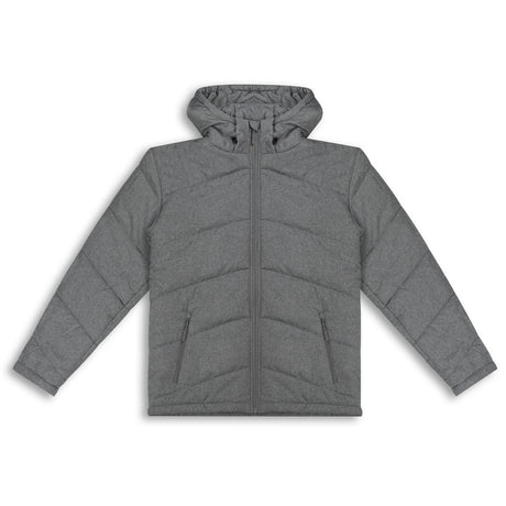 TRENDSWEAR Newport Mens Puffer Jacket - Heather Charcoal
