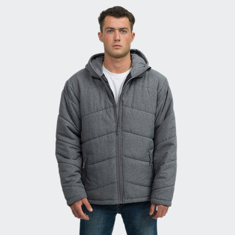 TRENDSWEAR Newport Mens Puffer Jacket - Front
