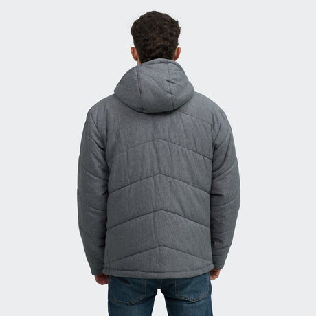 TRENDSWEAR Newport Mens Puffer Jacket - Back