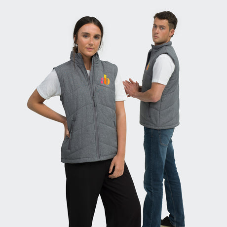 TRENDSWEAR Newport Mens Puffer Vest - Branding
