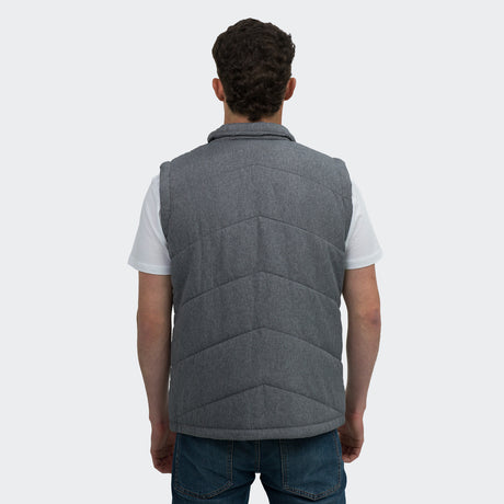 TRENDSWEAR Newport Mens Puffer Vest - Back