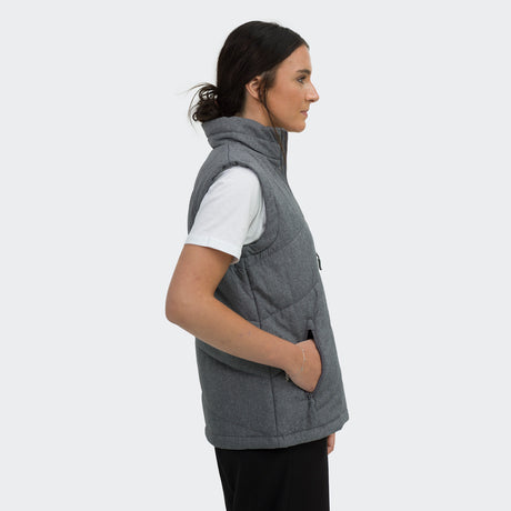 TRENDSWEAR Newport Womens Puffer Vest - Side