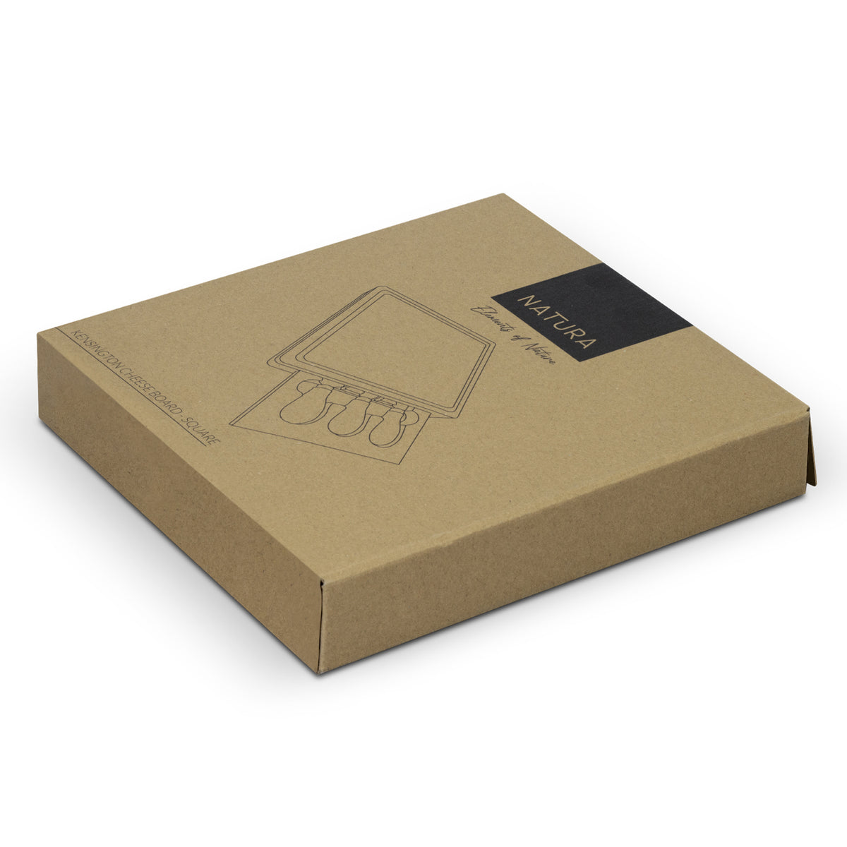NATURA Kensington Cheese Board - Square - Gift Box