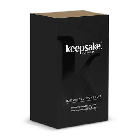 Keepsake Dusk Whiskey Glass - Set of 2 - Gift Box