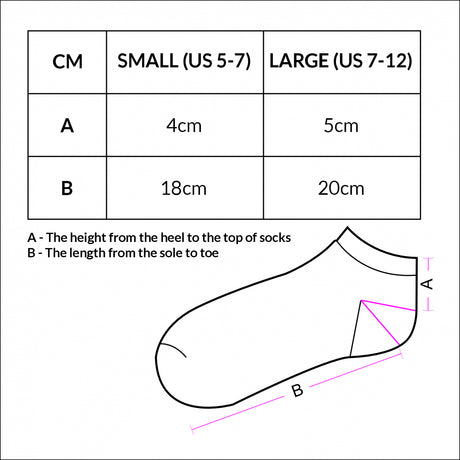 June Ankle Socks - Sizing