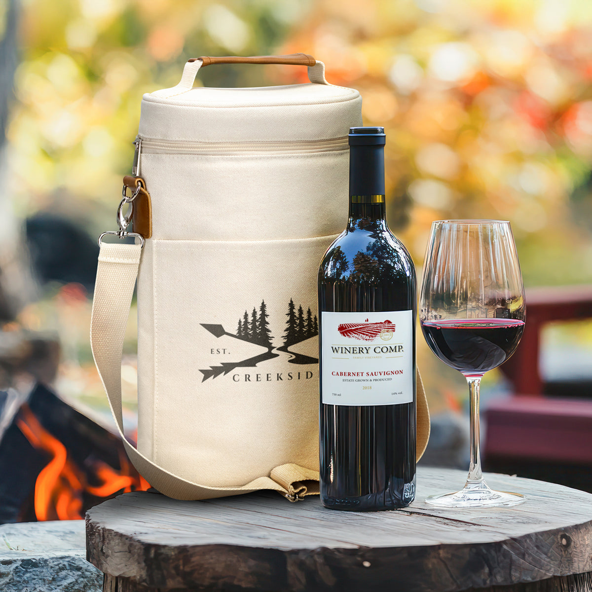 Colton Double Wine Cooler Bag - Feature