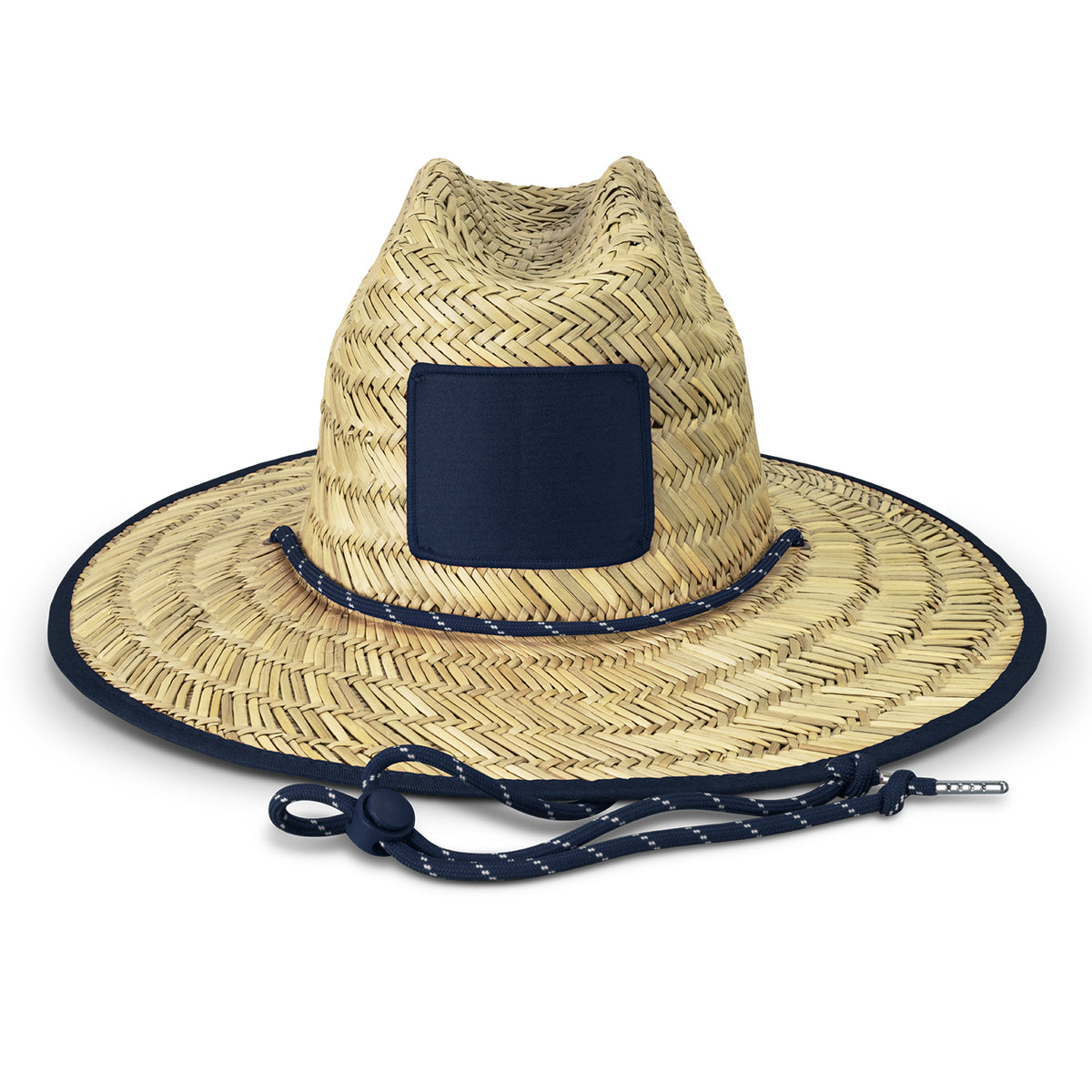 Tiki Straw Hat - Navy
