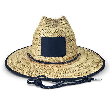 Tiki Straw Hat - Navy