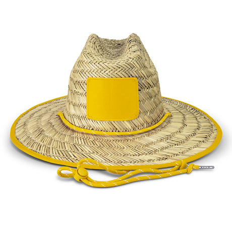 Tiki Straw Hat - Yellow