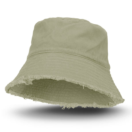 Raw Edge Bucket Hat - Ecru