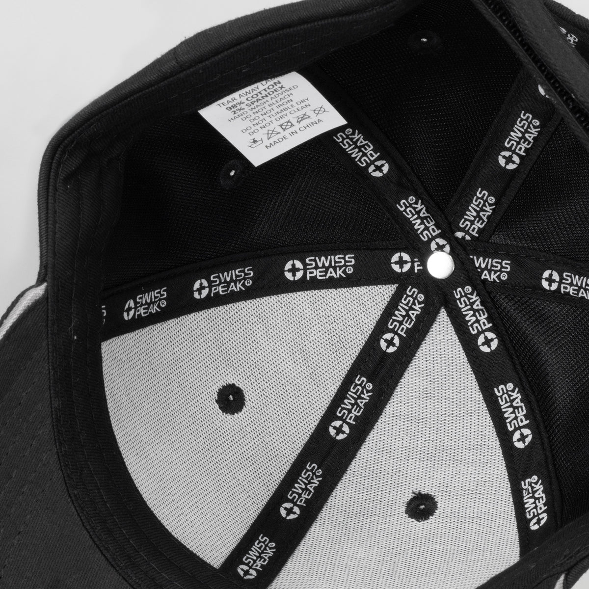 Swiss Peak 6 Panel Cap - Detail