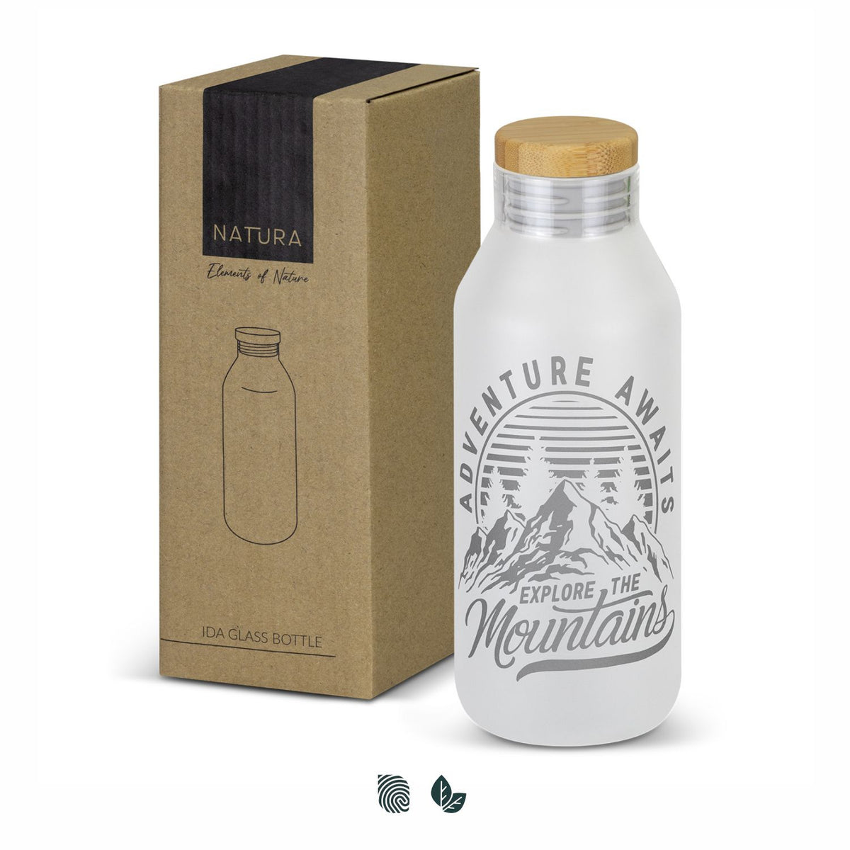 NATURA Ida Glass Bottle - Impact Aware
