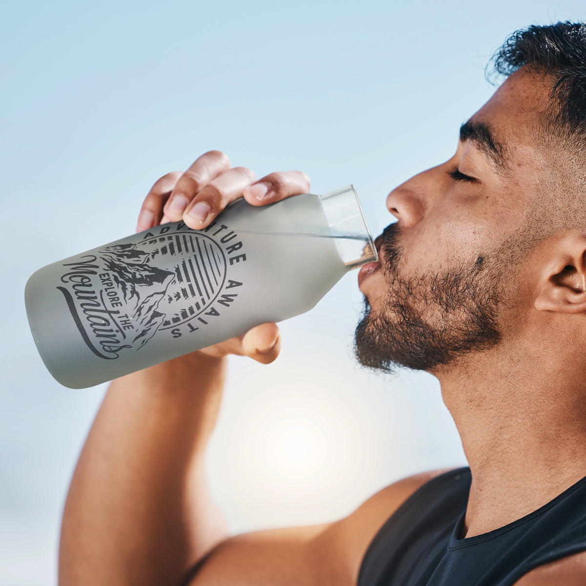 NATURA Ida Glass Bottle - Feature