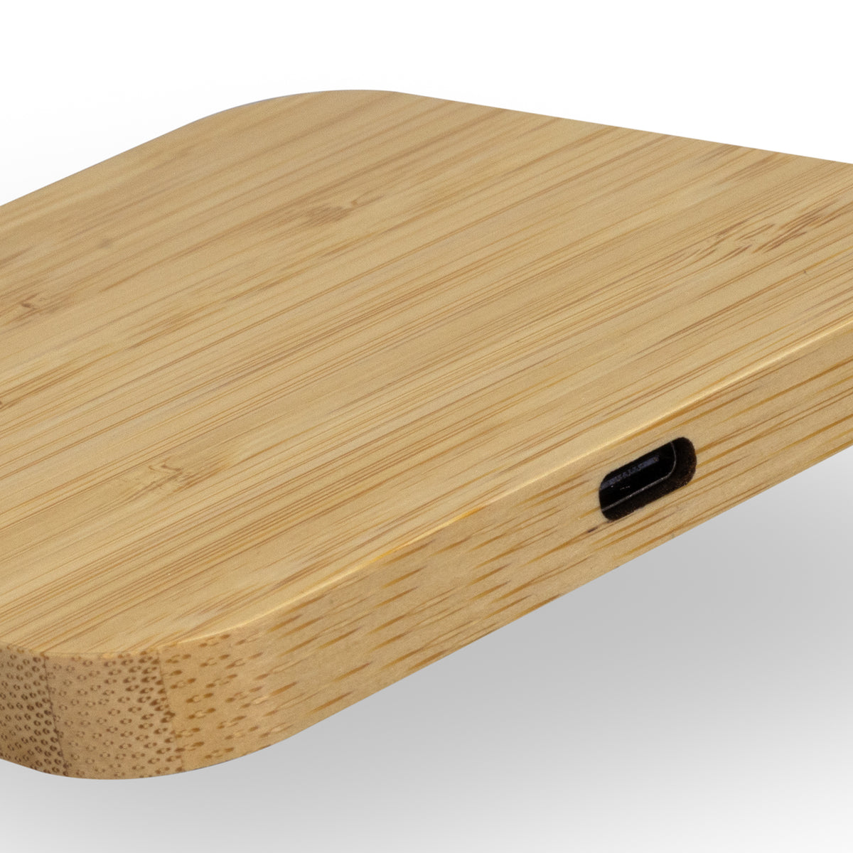 NATURA Bamboo Wireless Fast Charging Hub - Detail