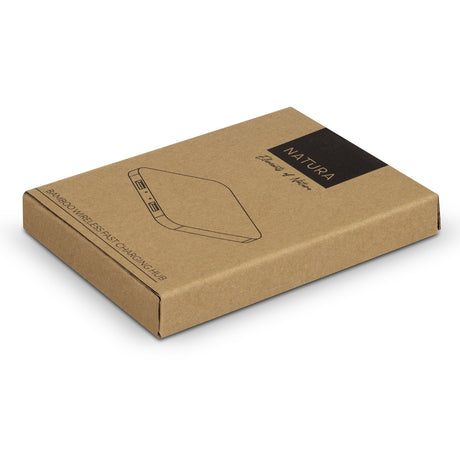 NATURA Bamboo Wireless Fast Charging Hub - Gift Box