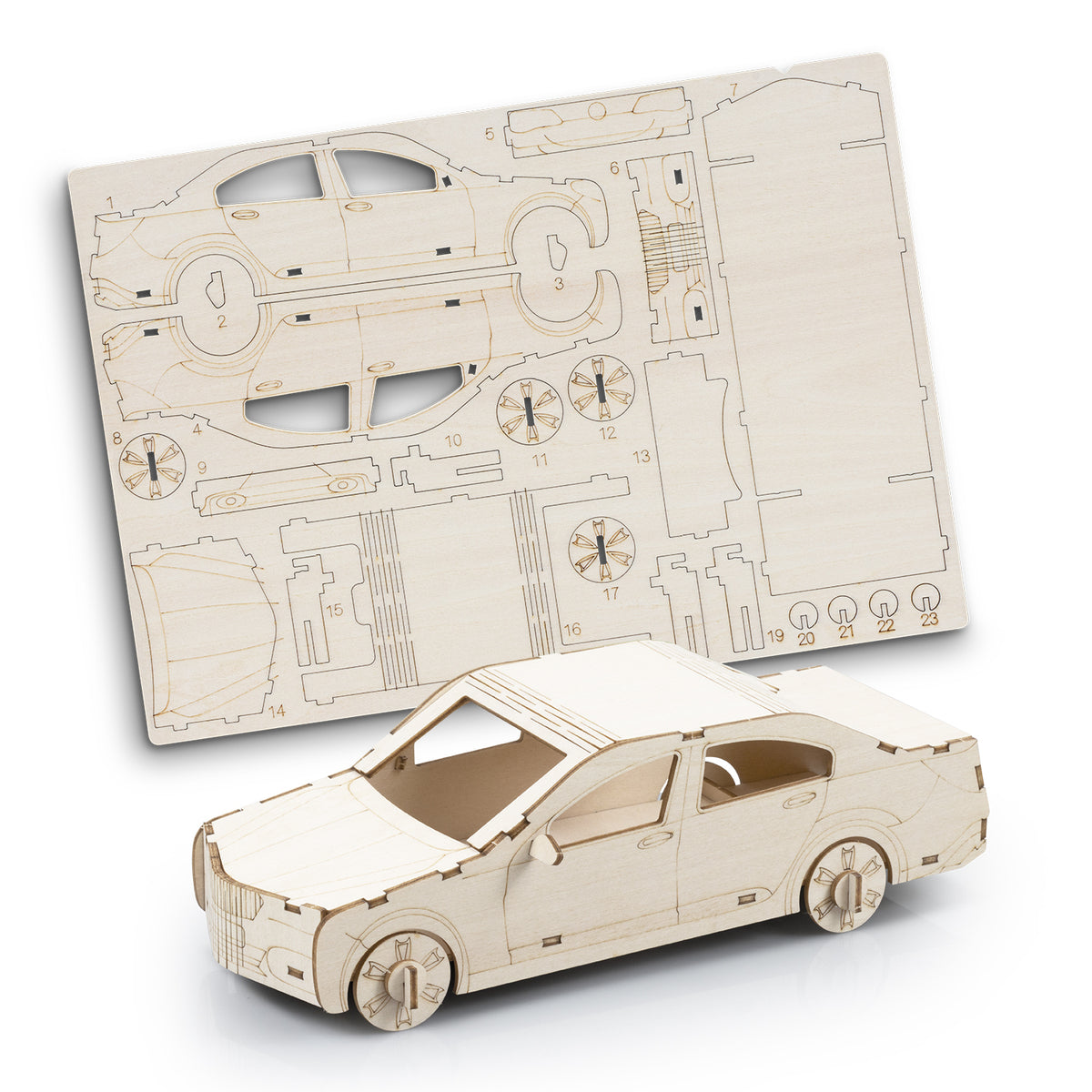 BRANDCRAFT Standard Design Model - Indent - Natural