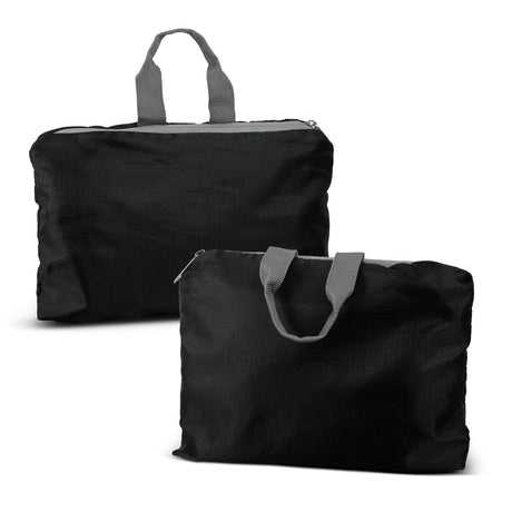 Origami Foldable Duffle - Black/Grey