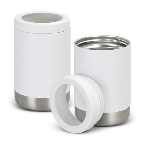 Brewski Pro Vacuum Stubby Cooler - White