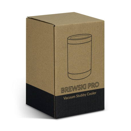 Brewski Pro Vacuum Stubby Cooler - Gift Box