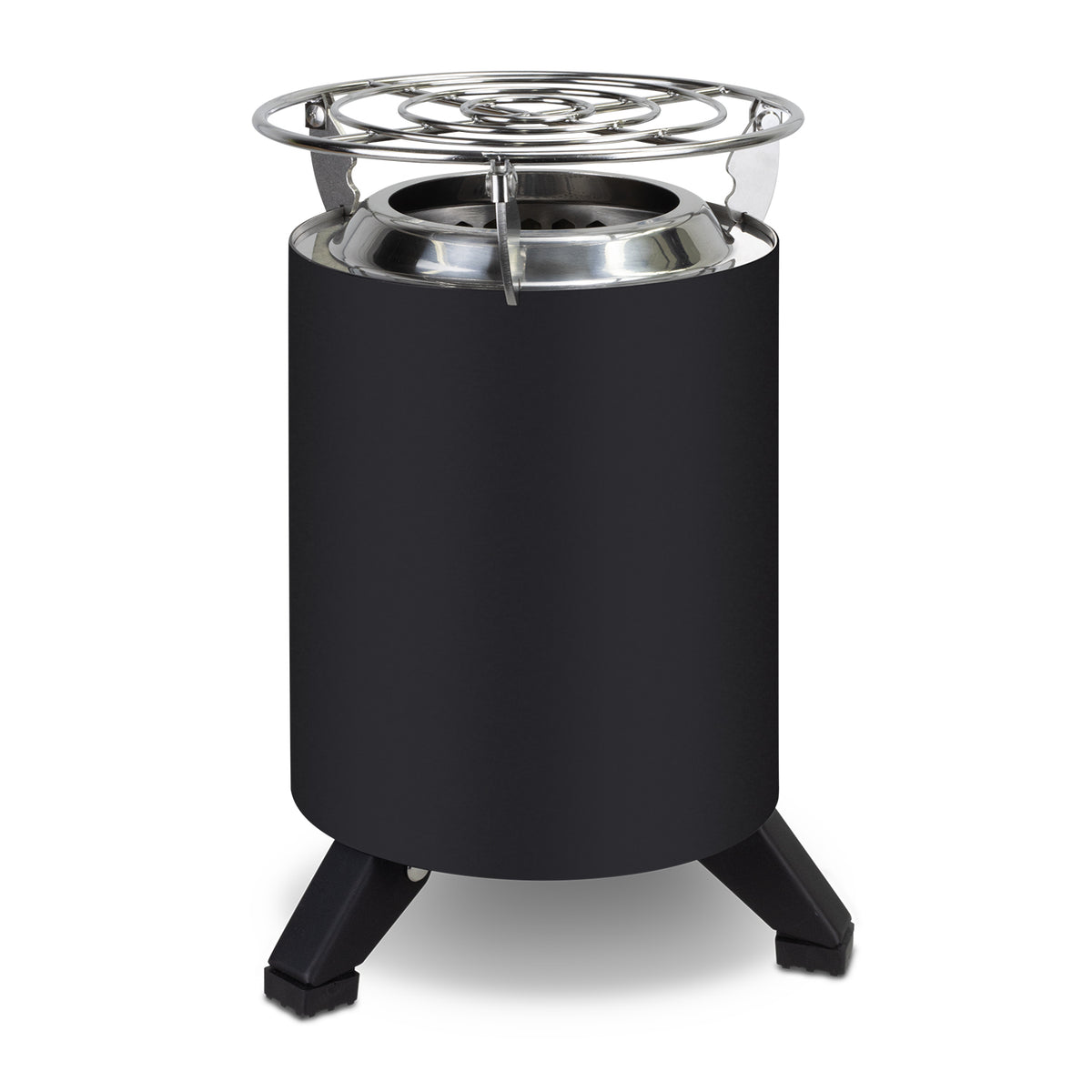 Frontier Camp Fire and Cooker - Black
