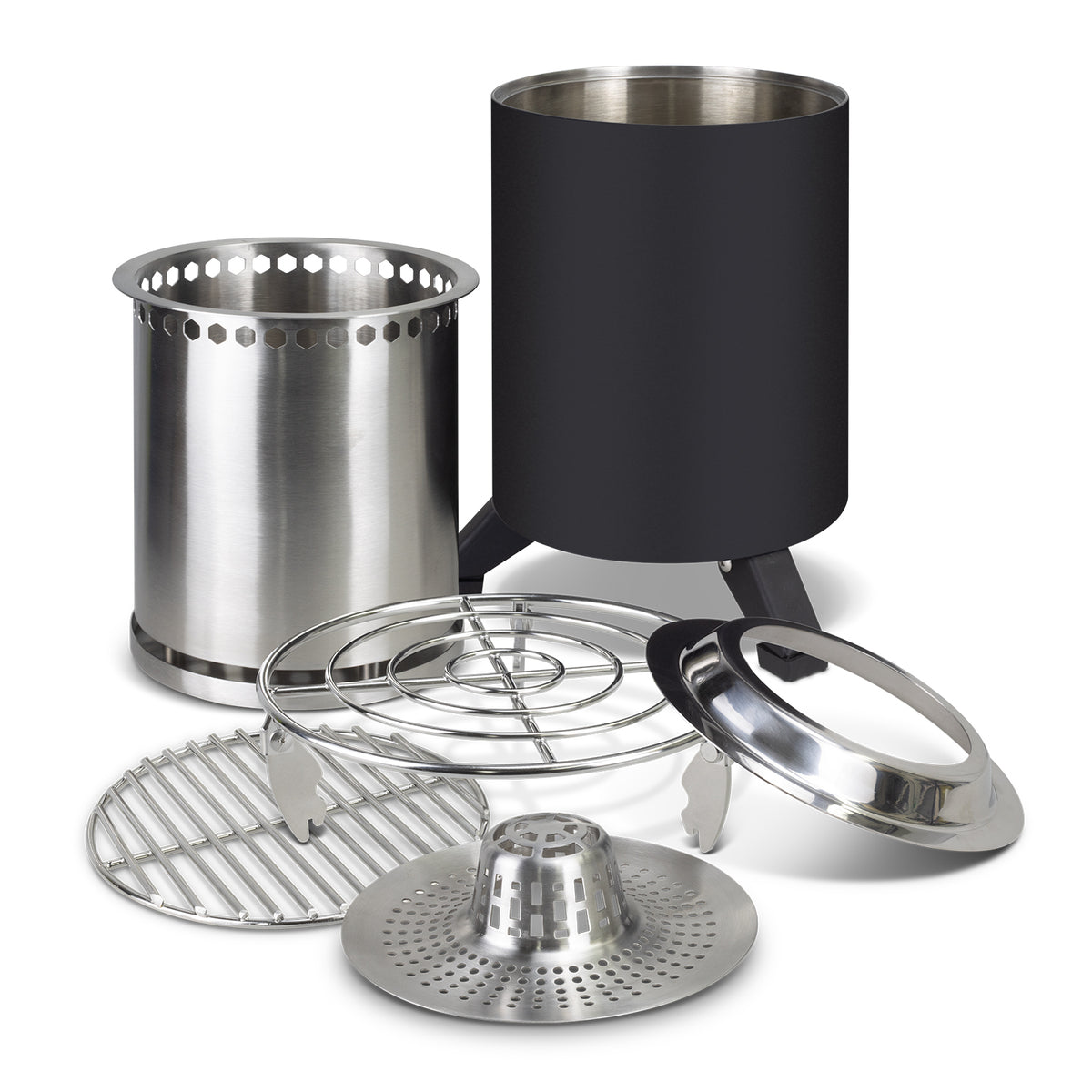 Frontier Camp Fire and Cooker - Components