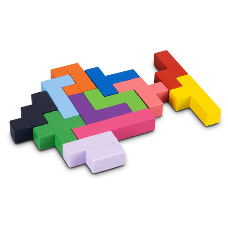 Pentomino Wooden Puzzle - Detail