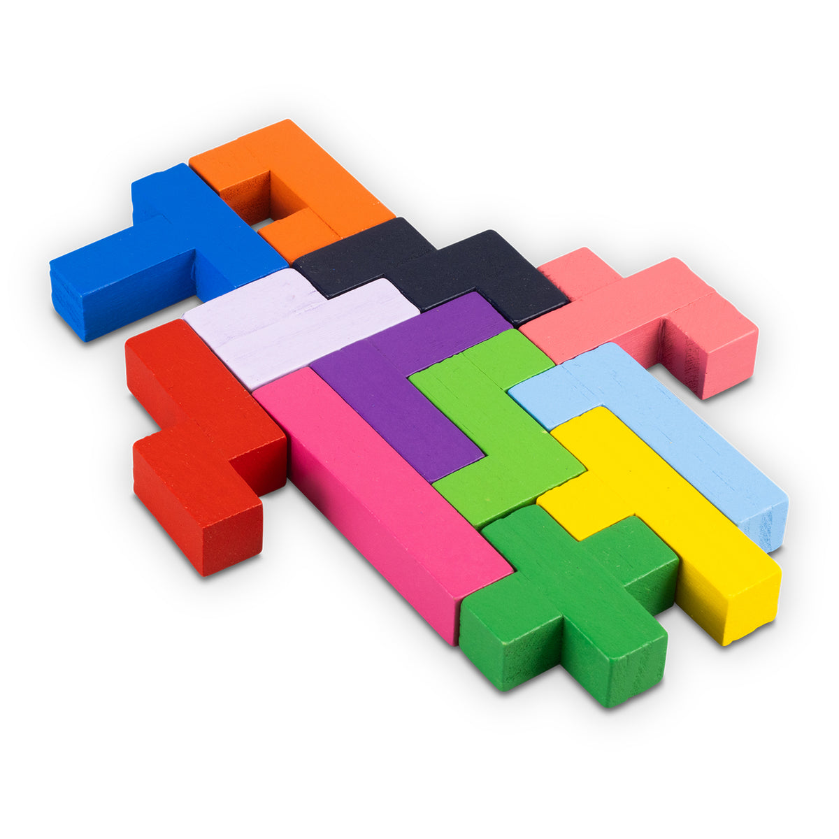 Pentomino Wooden Puzzle - Detail