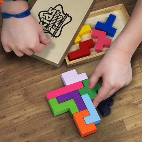 Pentomino Wooden Puzzle - Feature